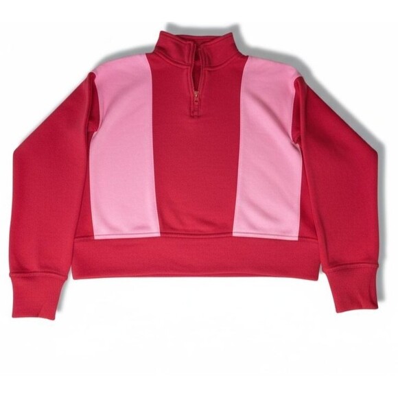 Ideology Other - Girls Ideology Half-Zip Pullover Sweater Pink/Red Size M (10/12) NWT